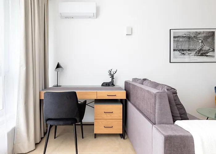 Sierpinskiego 1A - Studio With Balcony & Desk - Remote Work By Noclegi Renters