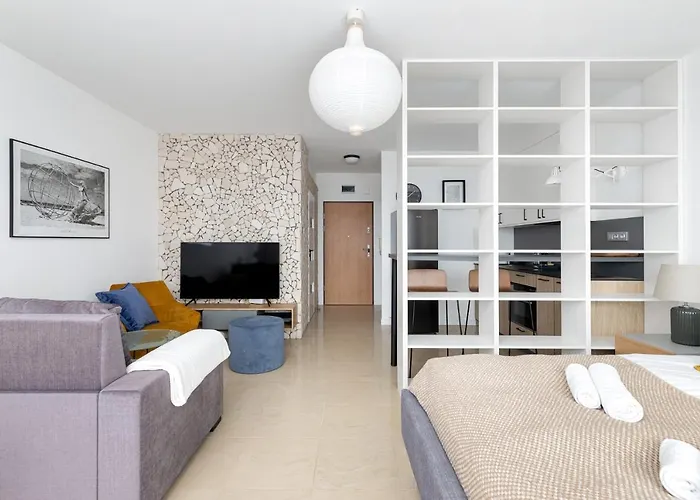 Sierpinskiego 1A - Studio With Balcony & Desk - Remote Work By Noclegi Renters